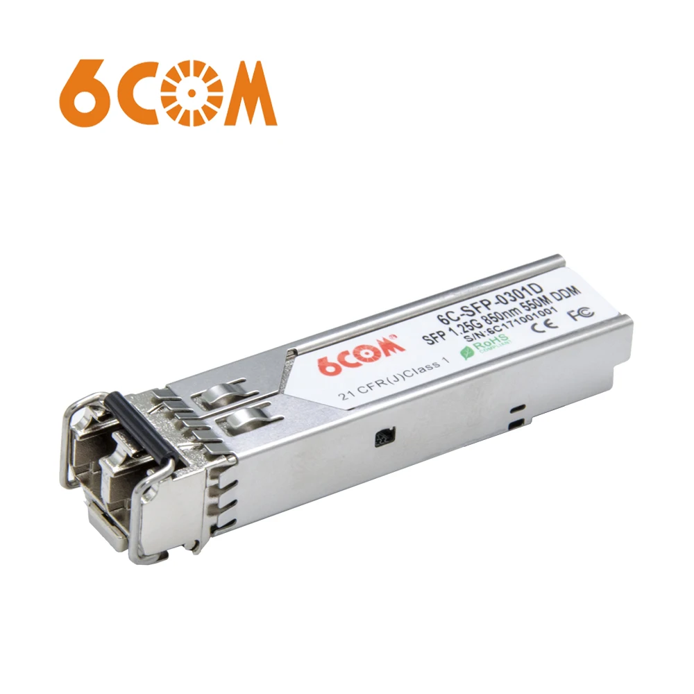 1,25G 550M SFP трансивер для Mikrotik S-85DLC05D, 1000BASE-SX 850nm DDM Дуплексный LC гигабитный многомодовый мини-модуль GBIC