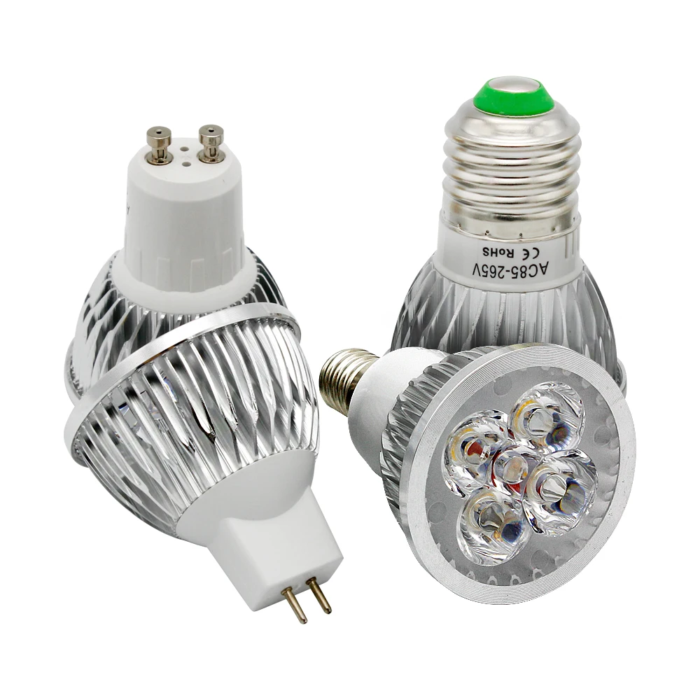 

3W 4W 5W GU10 E27 E14 MR16 LED Spotlight Dimmable Light Bulb Chandeliers Replace 30W 40W 50W Halogen Lamp 12V AC / 85-265V