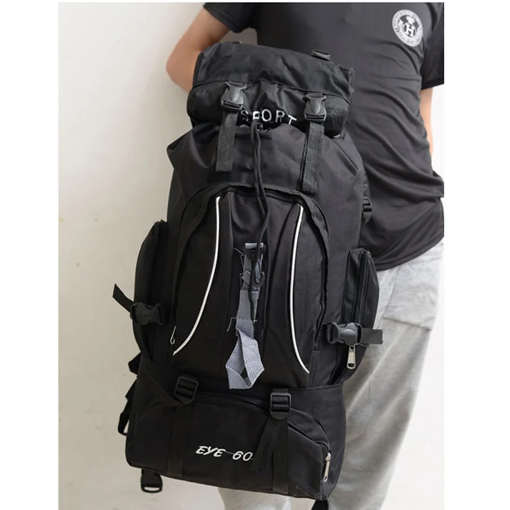 60L водонепроницаемый альпинистский походный рюкзак Кемпинг спортивная уличная