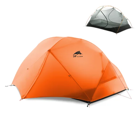 Туристическая палатка 3F UL GEAR Floating Cloud 2  зеленого цвета