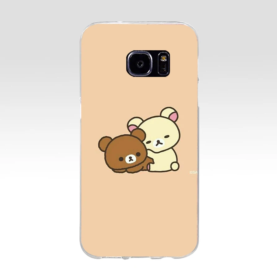 85AQ Забавный Милый мультяшный Rilakkuma мягкий ТПУ силиконовый чехол для samsung Galaxy s6 s7