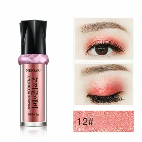 Тени для век 16 цветов блестящие синие Серебристые розовые естественные