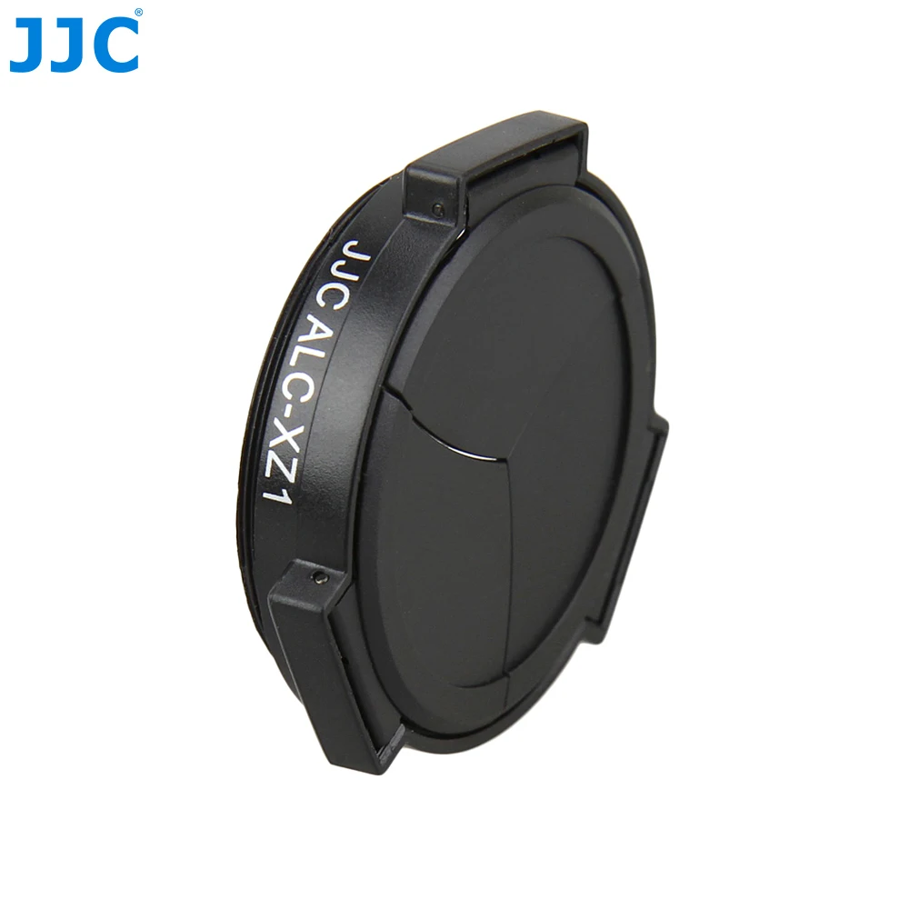 JJC Auto Lens Cap Black Self-Retaining Open Close Protector for OLYMPUS XZ-1, XZ-2