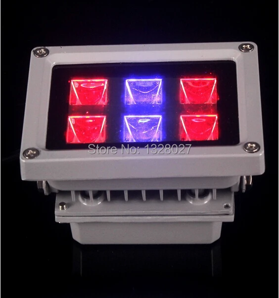 18 Вт 6X3W 4Red:2 синий светодиодный прожектор для выращивания растений в помещении