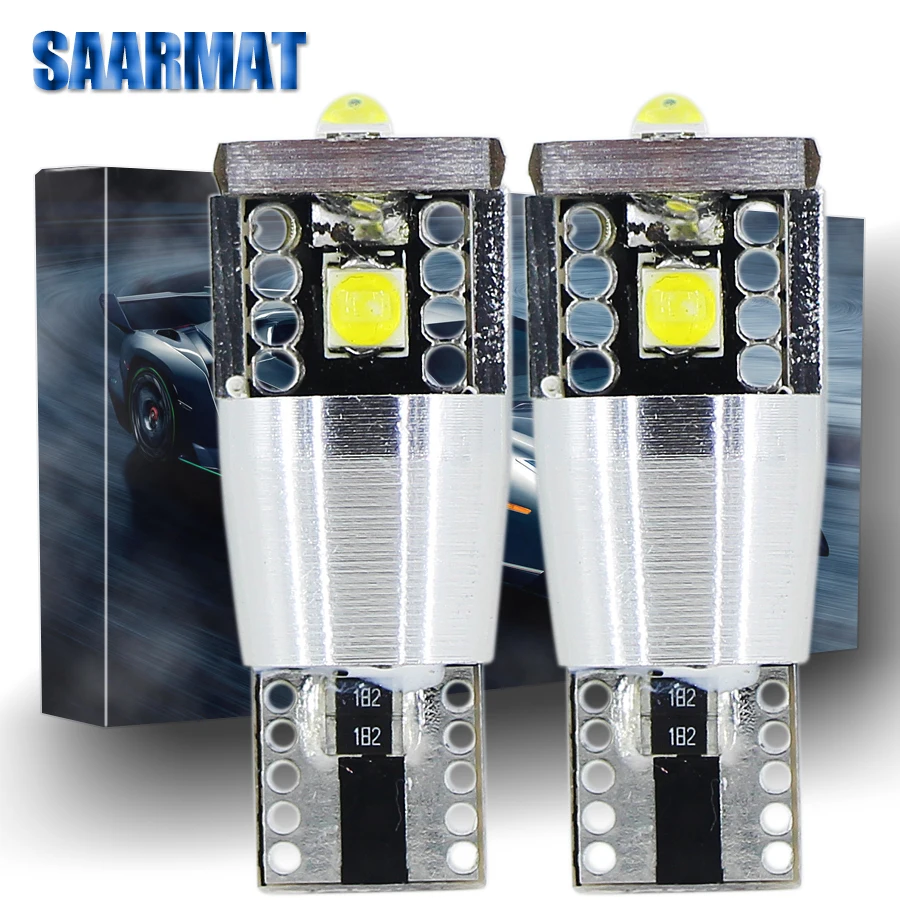 

Пара светодиодных ламп T10 194 920 912 921 W5W, габасветильник огни для VW, Audi, BMW, Mercedes, Opel и т. д.