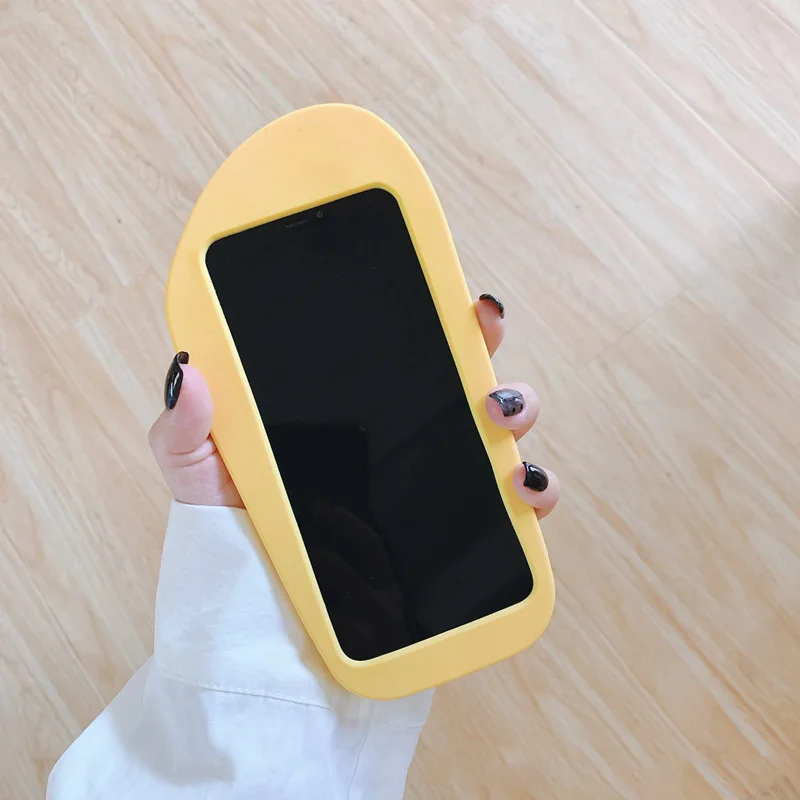 Забавные тапочки обувь чехол для телефона для iphone X XR XS Max чехол для iphone 7 8 plus 6 6s чехол милый утка Мягкий силиконовый чехол s Capa