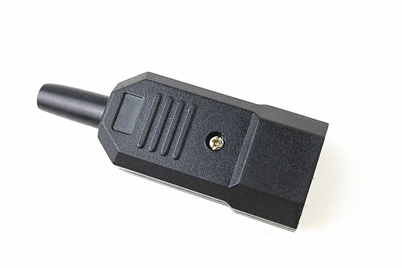 IEC прямой Кабельный разъем Rewireable C13 C14 - Цвет: Male headale