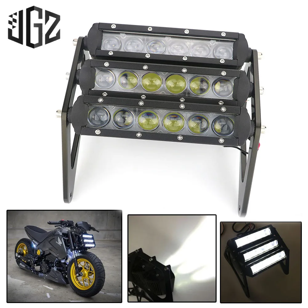

Motorcycle LED Headlight Waterproof Front Fork Light Modified Headlamp For Honda Grom MSX125 2013 2014 2015 2016 2017 2018 2019