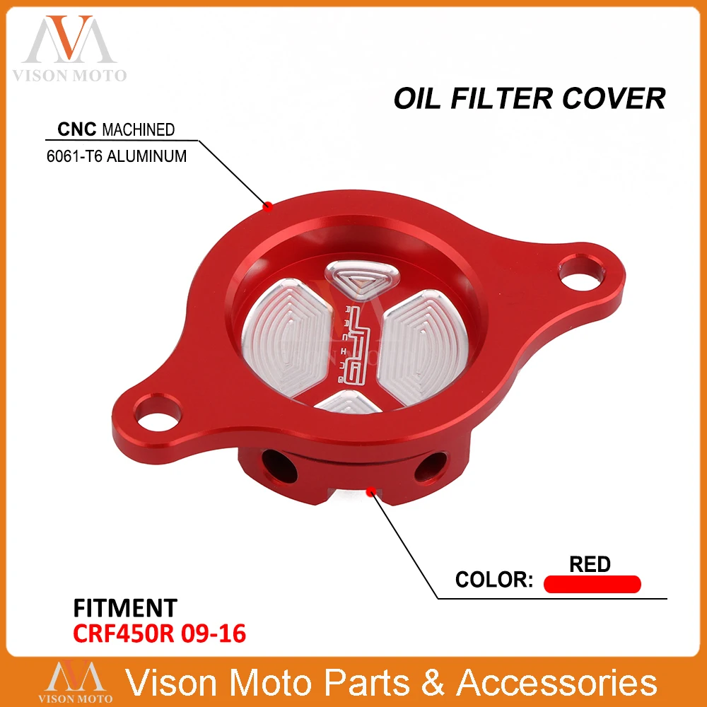 CNC Заготовка Алюминий масляный фильтр Кепки Крышка для Honda CRF450R CRF 450R 2009 2010 2011 2012 2013