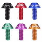 Крепежные болты для велосипедный держатель для бутылки с водой велосипеда, 2 шт., 12 мм, Шестигранная головка, 7 цветов