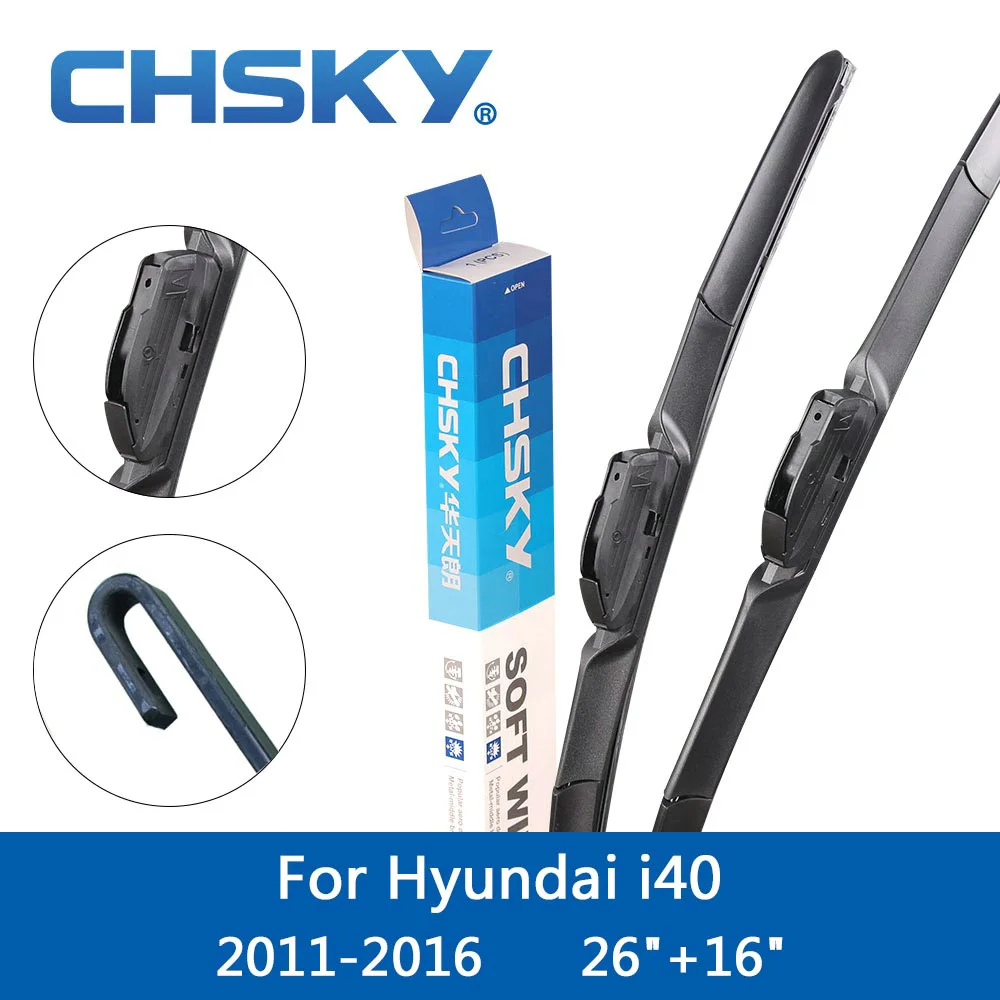 Щетка стеклоочистителя для лобового стекла автомобиля CHSKY Hyundai i40 2011 2012 2013 2014 2015 2016