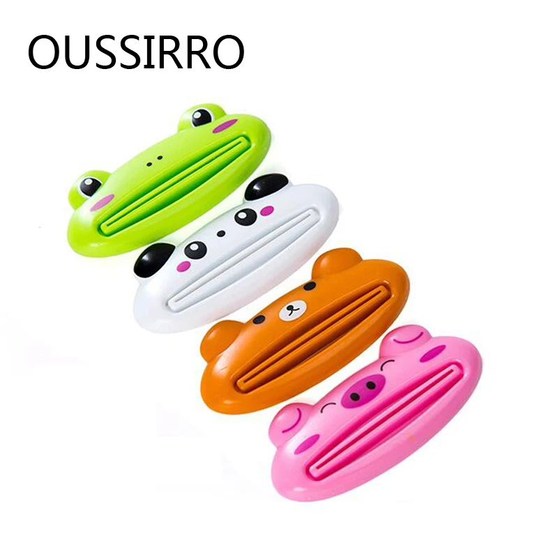 Новинка! Подвижный держатель для зубной пасты в виде мультяшек с функцией