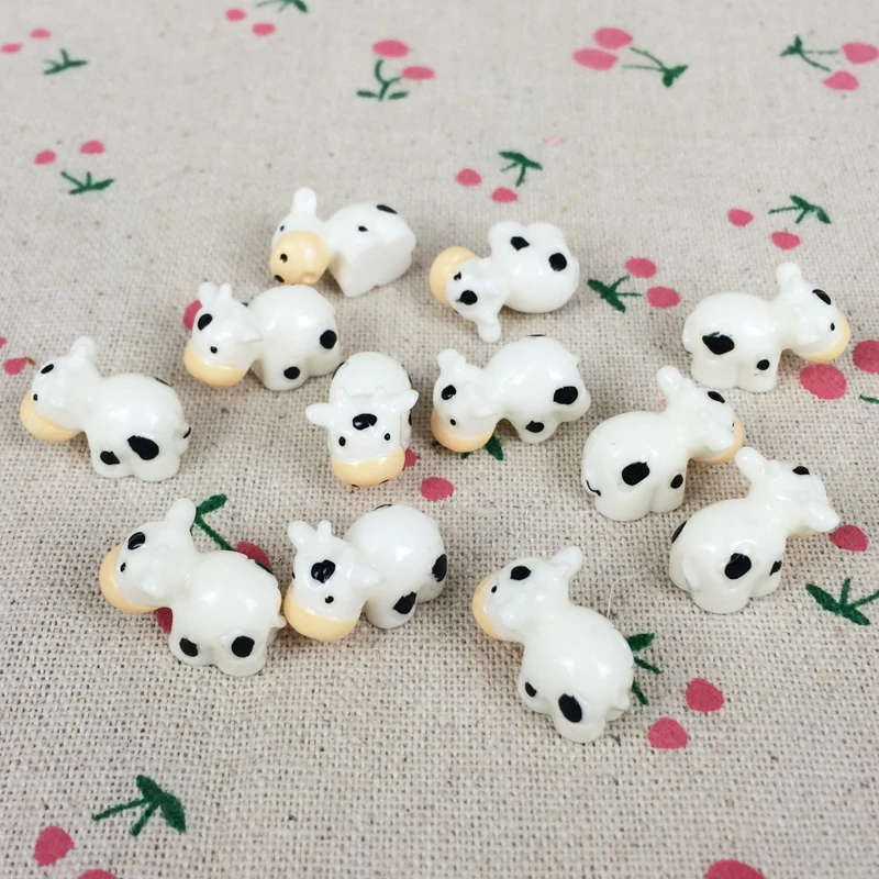 10 шт. кавайные фигурки с плоской задней частью из коровьей смолы сказочные