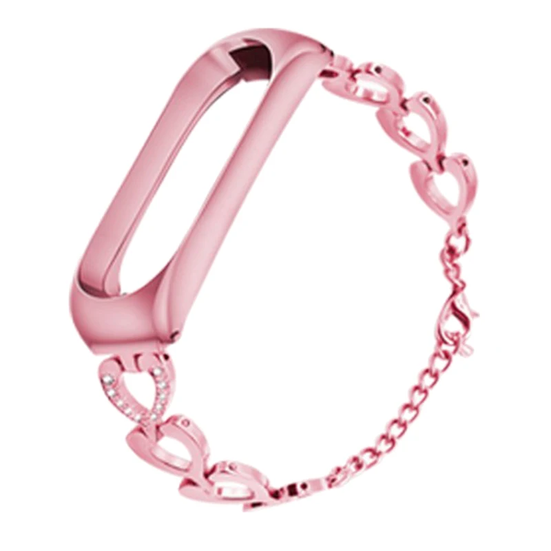 Pulsera Correa mi Band 3 металлический ремешок для Xiao mi band 3 mi 3 фитнес-браслет умные наручные часы спортивные часы аксессуары