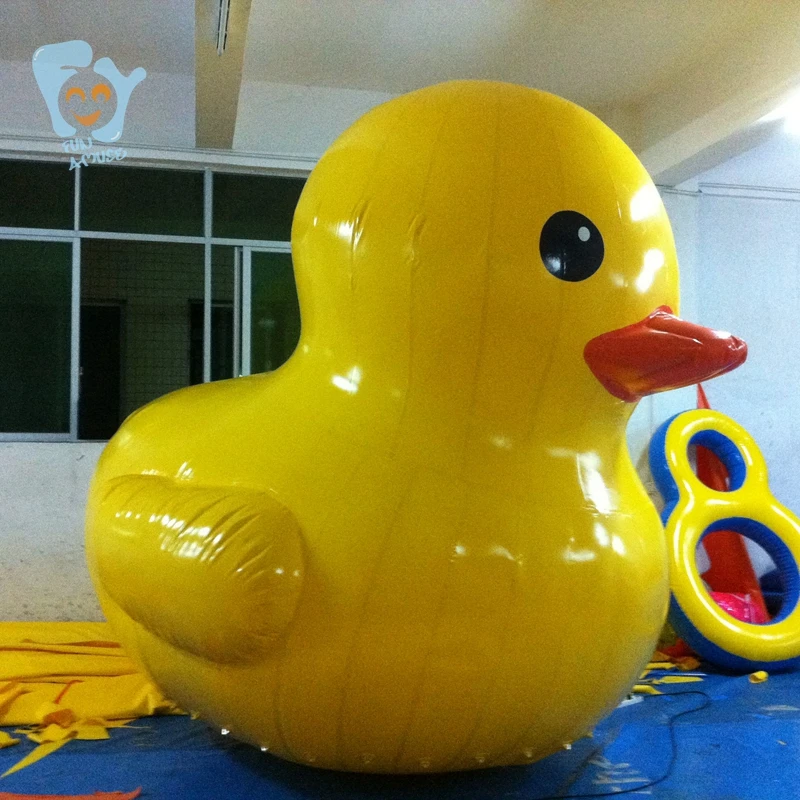 Гигантская резиновая утка из Гонконга надувная желтая 2 м поплавки для бассейна