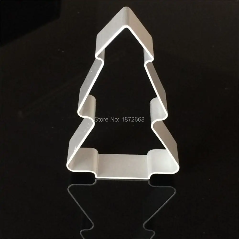 В форме рождественской елки Алюминиевые Формы Buscuit инструменты форма для печенья