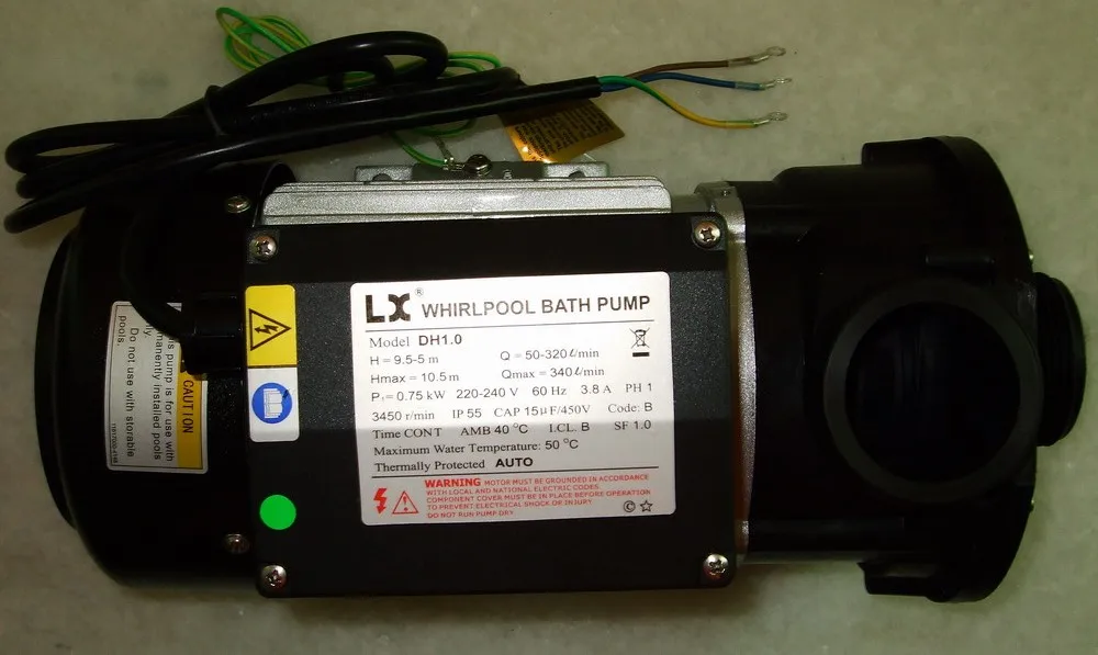 Горячая ванна подпитывающие насосы 0.5HP 1HP 2HP 3HP для выбора-Спа горячая ванна, бассейн циркуляция фильтра струйный насос двухскоростной насос