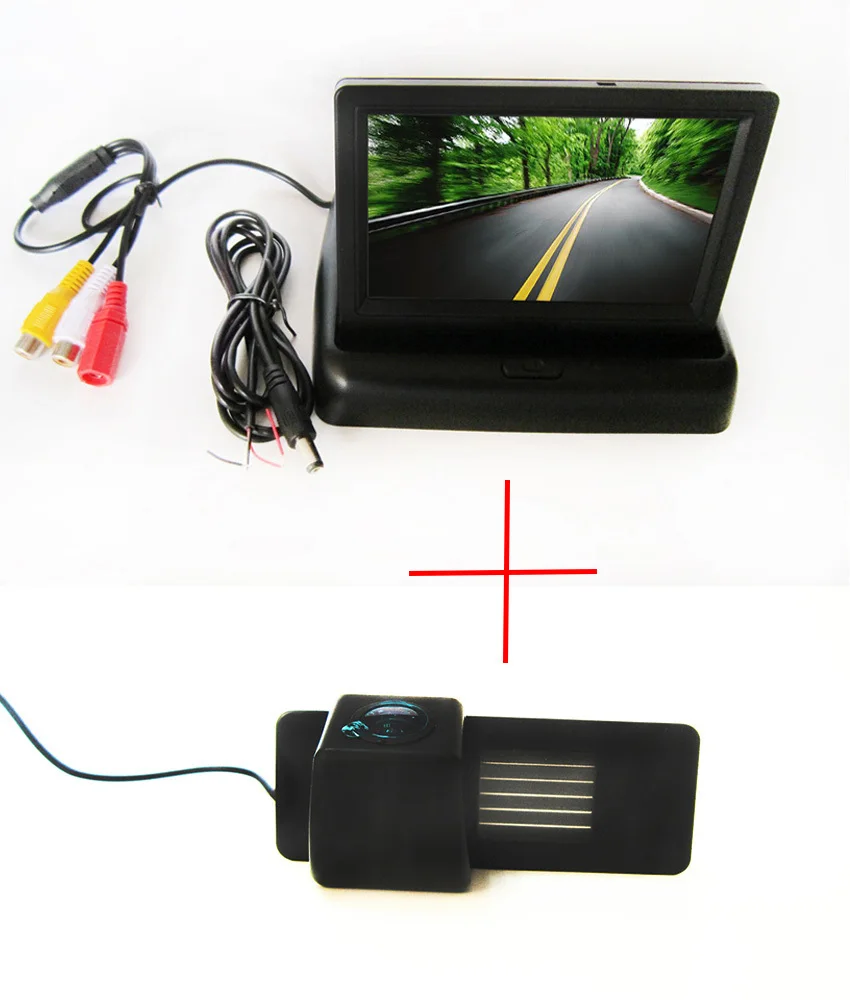 

Color CCD Car Rear View Camera for Chevrolet Aveo Trailblazer Opel Mokka Cadillas SRX CTS,with 4.3 Inch foldable LCD TFT Monitor