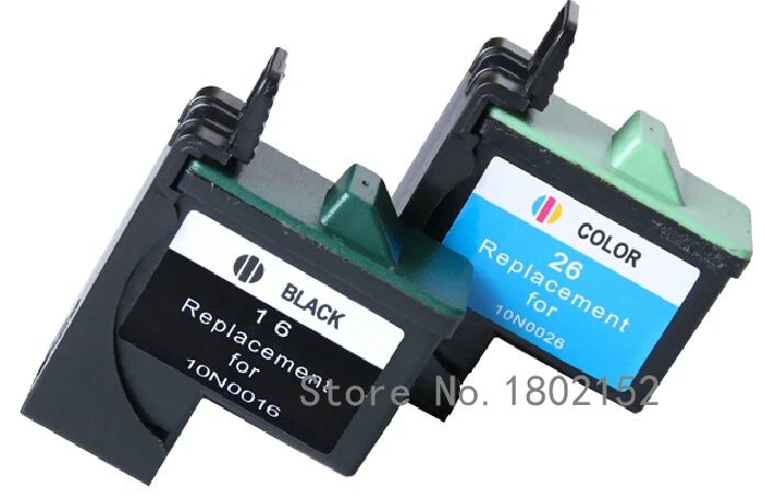 1 Набор + картридж принтера 1BK для Lexmark 16 26 X1100 X1150 X2250 X75 X1195 X1290 I3 Z13 Z23 Z25 Z35 Z515 Z517 Z615|printer