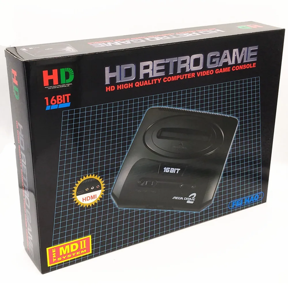 Топ 720 Точек на дюйм HDMI ТВ видео Игровая приставка sega MEGADRIVE2 MD2 чехол для телефона в