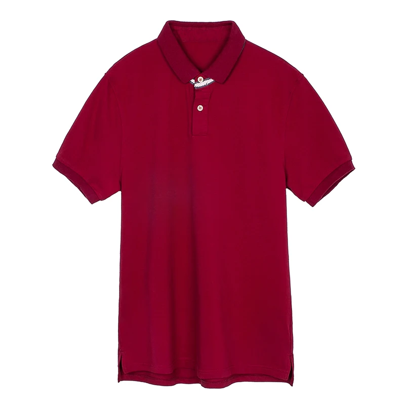 Мужская футболка-поло Markless Классическая однотонная футболка с коротким рукавом