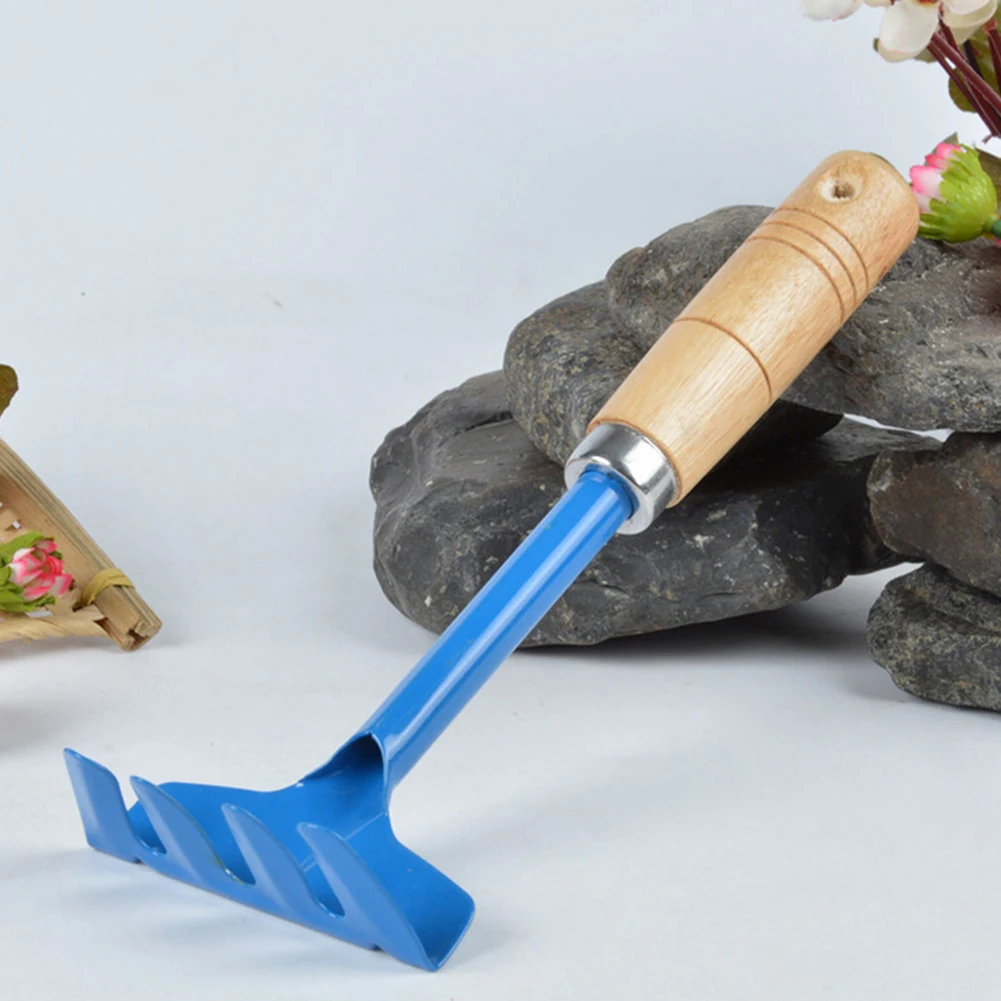 3 шт. набор мини-садовых инструментов переносная лопата грабли садовый с