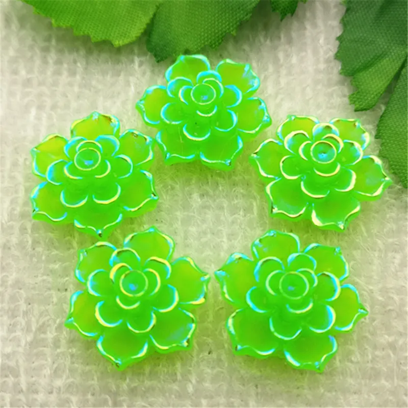 DIY 20 шт. mix 20 мм AB смолы 3d цветок Flatback горный хрусталь Свадебные бутоньерки ремесла