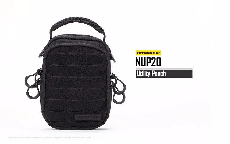 NITECORE NUP30 многофункциональная сумка из полиэфирной ткани, повседневная посылка, сумка для путешествий, бега, кемпинга, рыбалки, пикника