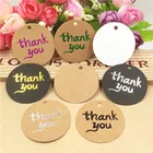 1000 шт 4x4 см Товары для вечеринок круглые золотыесеребряные спасибо крафт-бумага бирка для подарков ремесла Бумажная Бирка ярлыки с указанием цены