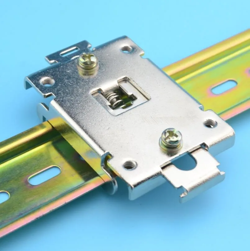 Однофазный 35 мм DIN rail фиксированный твердотельные реле зажим с 2 крепежных винтов