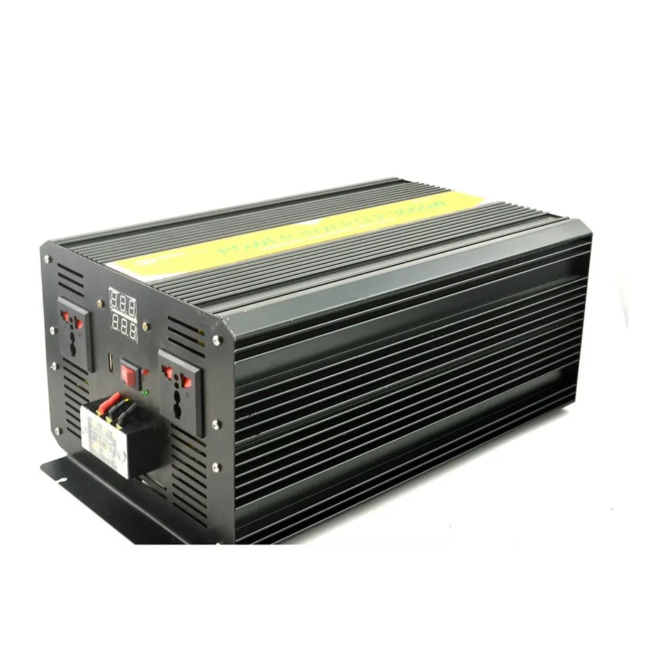 MKP4000-122-C решетки 4000 Вт Чистая синусоида Инвертор 12 В до 220 В солнечный инвертор преобразователь напряжения с зарядным устройством