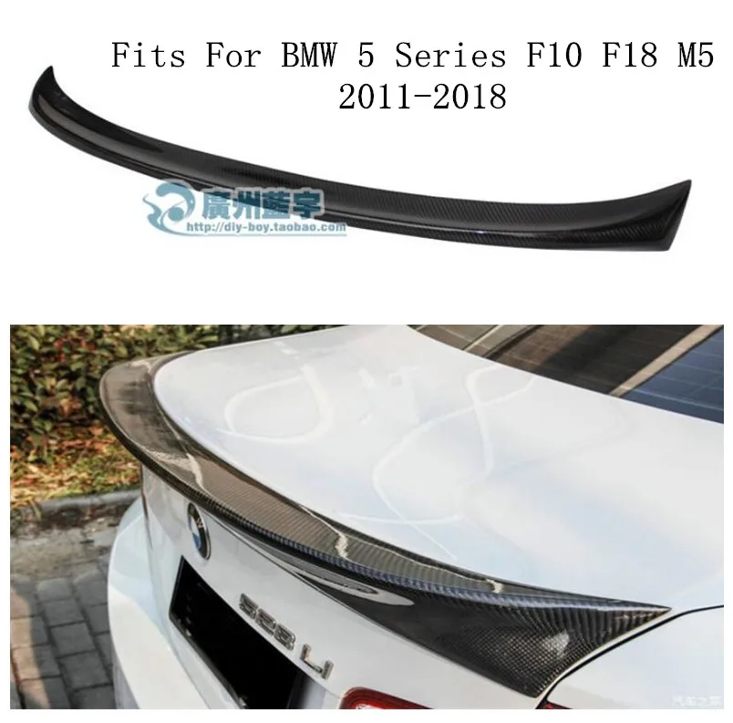 Углеродное волокно автомобиля задний багажник спойлер заднего крыла подходит