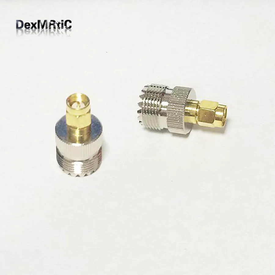 1 шт. разъем UHF Jack switch SMA штекер RF коаксиальный адаптер конвертер прямые анодированные золотом