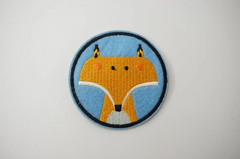 Circular Ring Iron On Patches Badges for Sew Seam Tailoring Clothes Suits of Coat Jacket Trousers T-shirt Pants Ornament Apparel