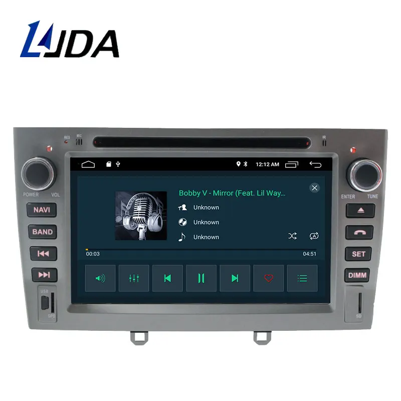 Автомобильный радиоприемник DSP Carplay 2 Din Android 10 0 для PEUGEOT 408 308 WIFI мультимедийный