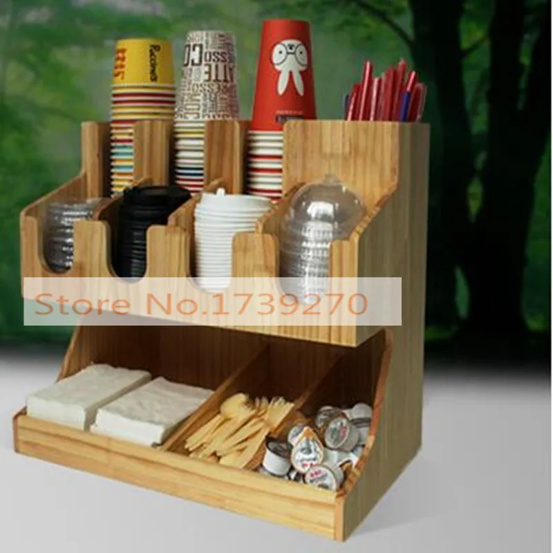 Новое поступление высокое качество деревянные полки для стаканчиков новый пулер