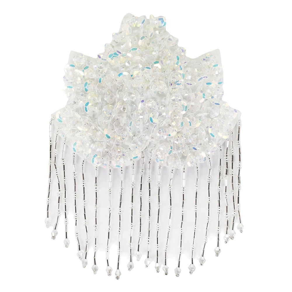 Блестки ручной работы кленовые блестящие значки с бахромой эполета