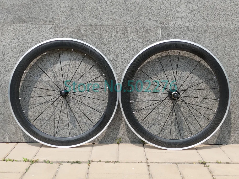 60 мм клинчерная колесная пара из сплава side - 3k UD углеродная Матовая Глянцевая