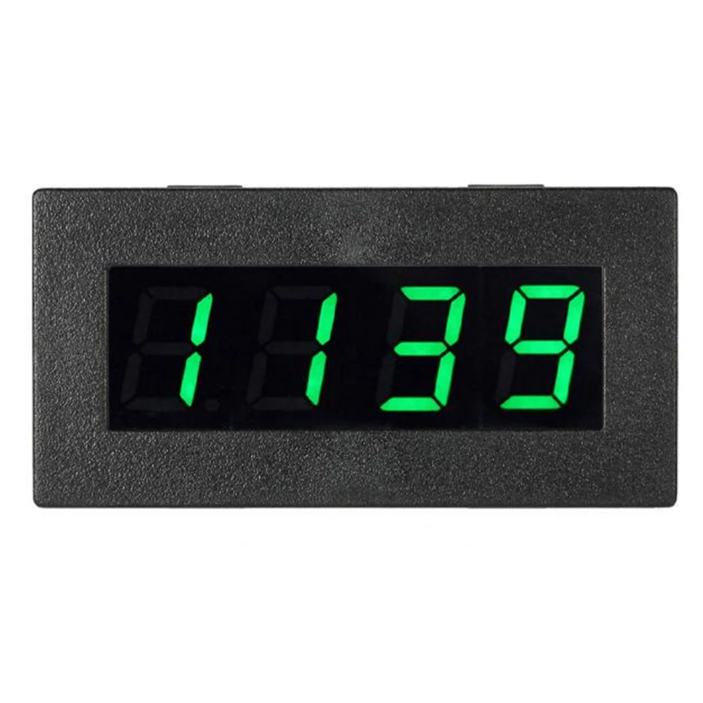 4LED Цифровой частотный тахометр, измеритель скорости, тестер оборотов 5-9999R/M DC8-15V C5P3