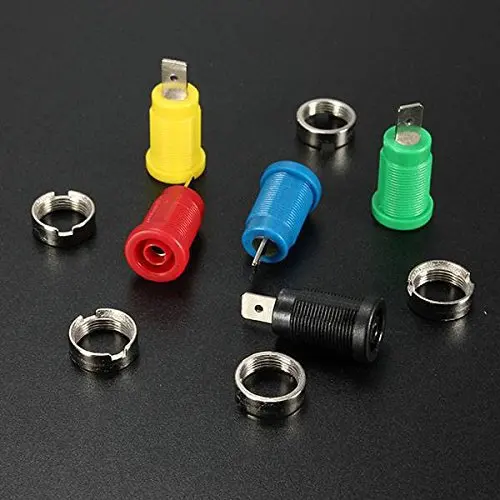 20 шт. высококачественный зажимной штекер типа банан для безопасного соединителя