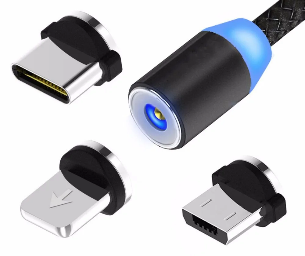 1 шт. Магнитная Зарядка Разъем Тип C микро-usb-штекер 8Pin Быстрая Зарядка адаптер телефон Micro usb type-C магнит зарядное устройство Шнур вилки