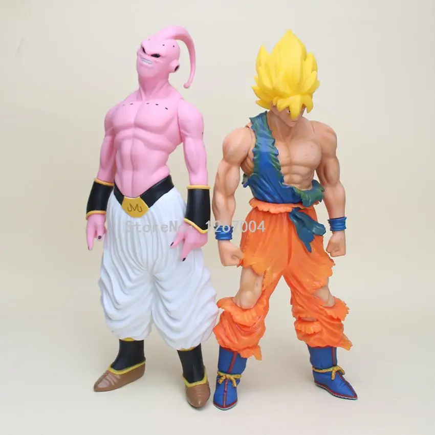 44 см-47 см Big Dragon Ball Z Сон Гоку Супер Saiyan Buu сотовый Dragon Ball Z ПВХ фигурка Коллекционная модель детские игрушки