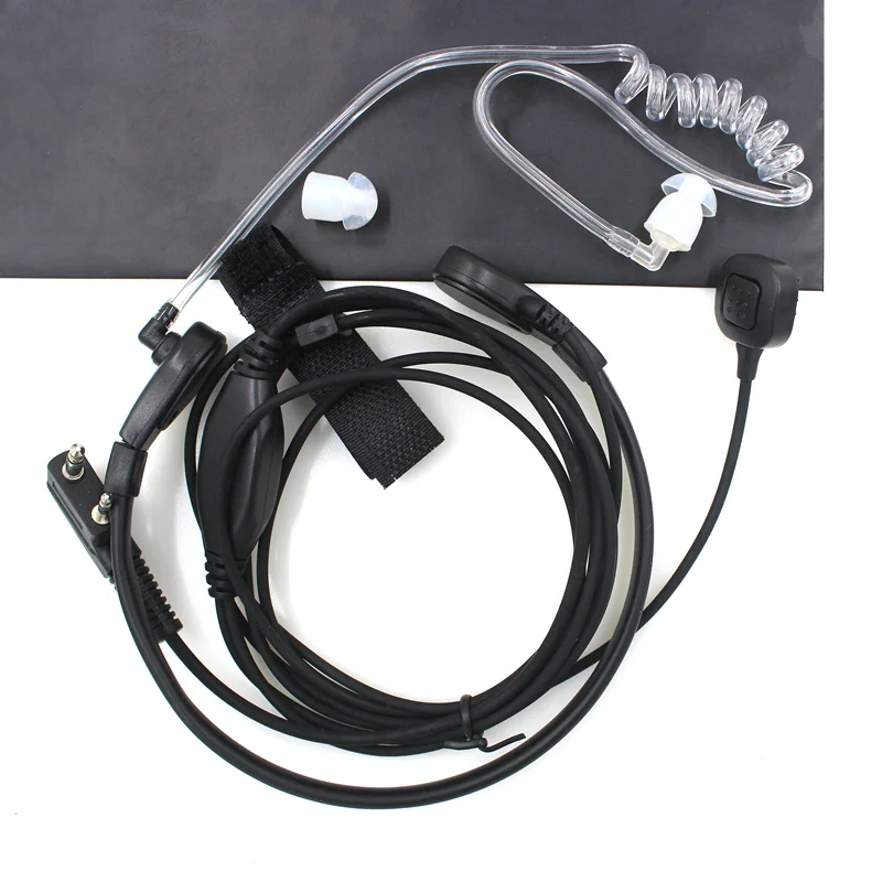 Горловой Микрофон Mic PTT Laryngofon Air Tube гарнитура динамик для Baofeng Walkie Talkie CB Radio UV 5R B5 GT