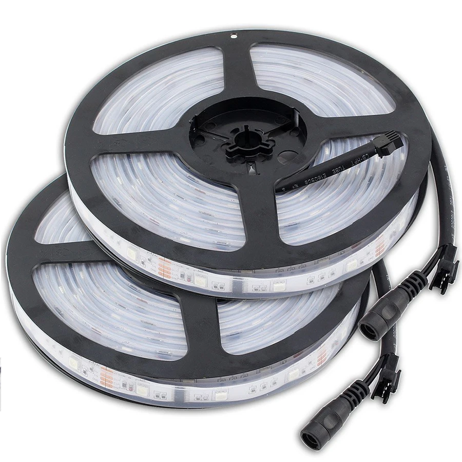 A20 DC12V 5 м 150LED IP67 водонепроницаемый 6803 IC SMD 5050 RGB мечта magic color LED Strip | Лампы и