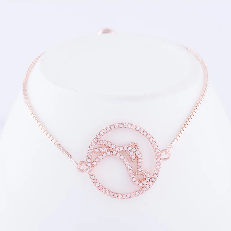 Принадлежности для милые украшения циркониевые птица подвеска браслеты и Diy Медь