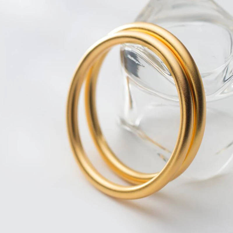 Женский браслет из серебра 999 пробы золотистого цвета|Гибкие и жесткие браслеты| |