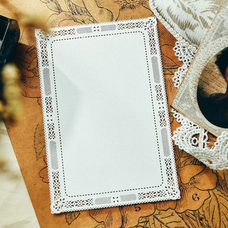 KSCRAFT винтажная элегантная кружевная фигурная бумага Doilies для бумага для скрапбукинга изготовление карточек