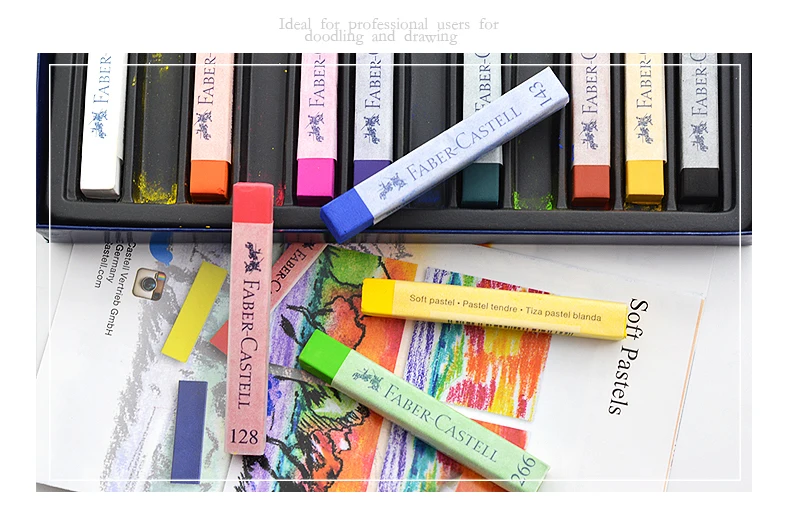 FABER CASTELL художественного дизайна 12/24/36 цветов Мел порошок для рисования палочки