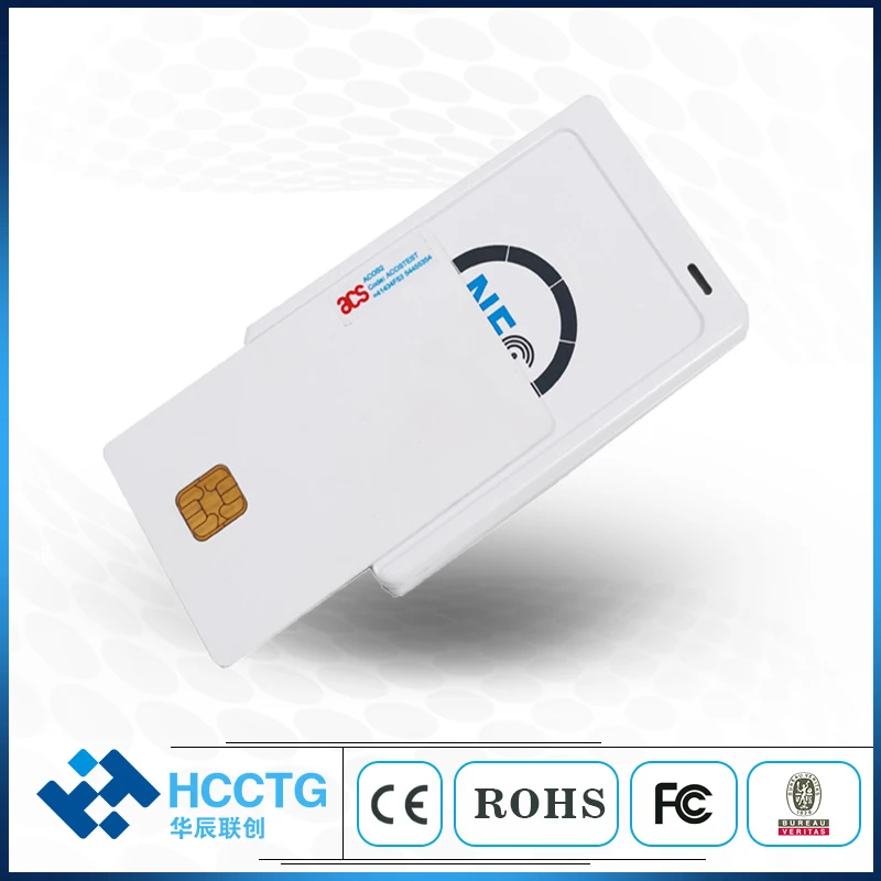 

ISO 14443 NFC RFID USB Smart Card Reader & Writer with UID writable clone M1 IC Access Control Card +free SDK -- ACR122U