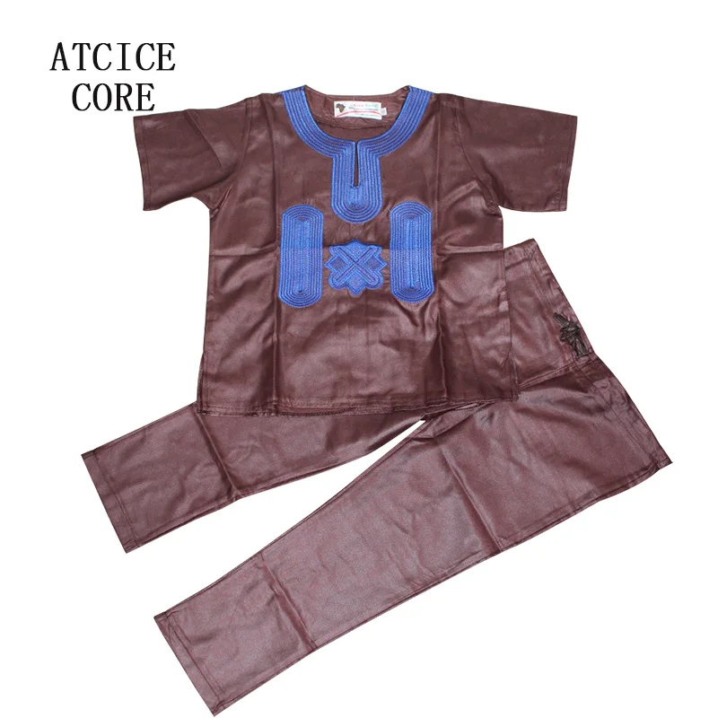 Детские платья в африканском стиле из мягкого материала с вышивкой для маленьких